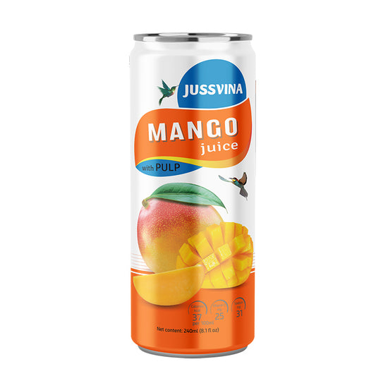 250Ml Slim Can fruit juice with pulp